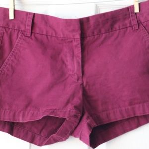 Purple Jcrew shorts